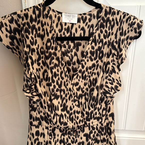 Sienna Sky Animal Print Midi Dress Size M - Picture 9 of 16
